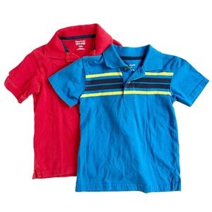 Garanimals Boys bundle Solid and Striped Polo Shirt Size 4T